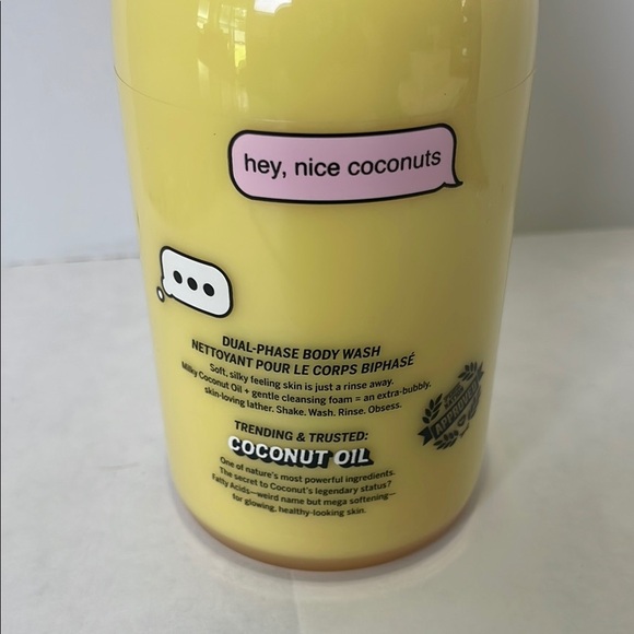 PINK Victoria's Secret Yellow Bath & Body Liquid Coconut oil - Picture 4 of 5